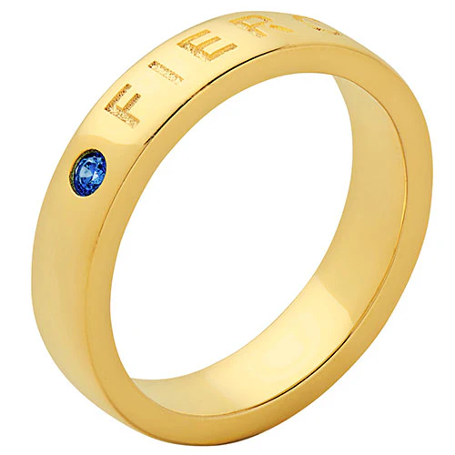 FIERCE 14K Gold Plated Birthstone Empowerment Ring - Image 2