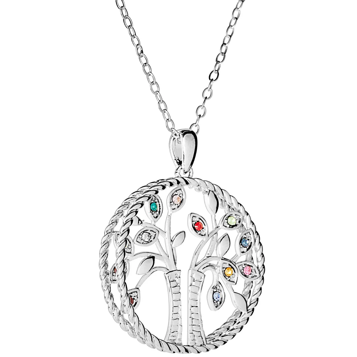 3D Flower Vase with Birthstone Rope Necklace - Image 3