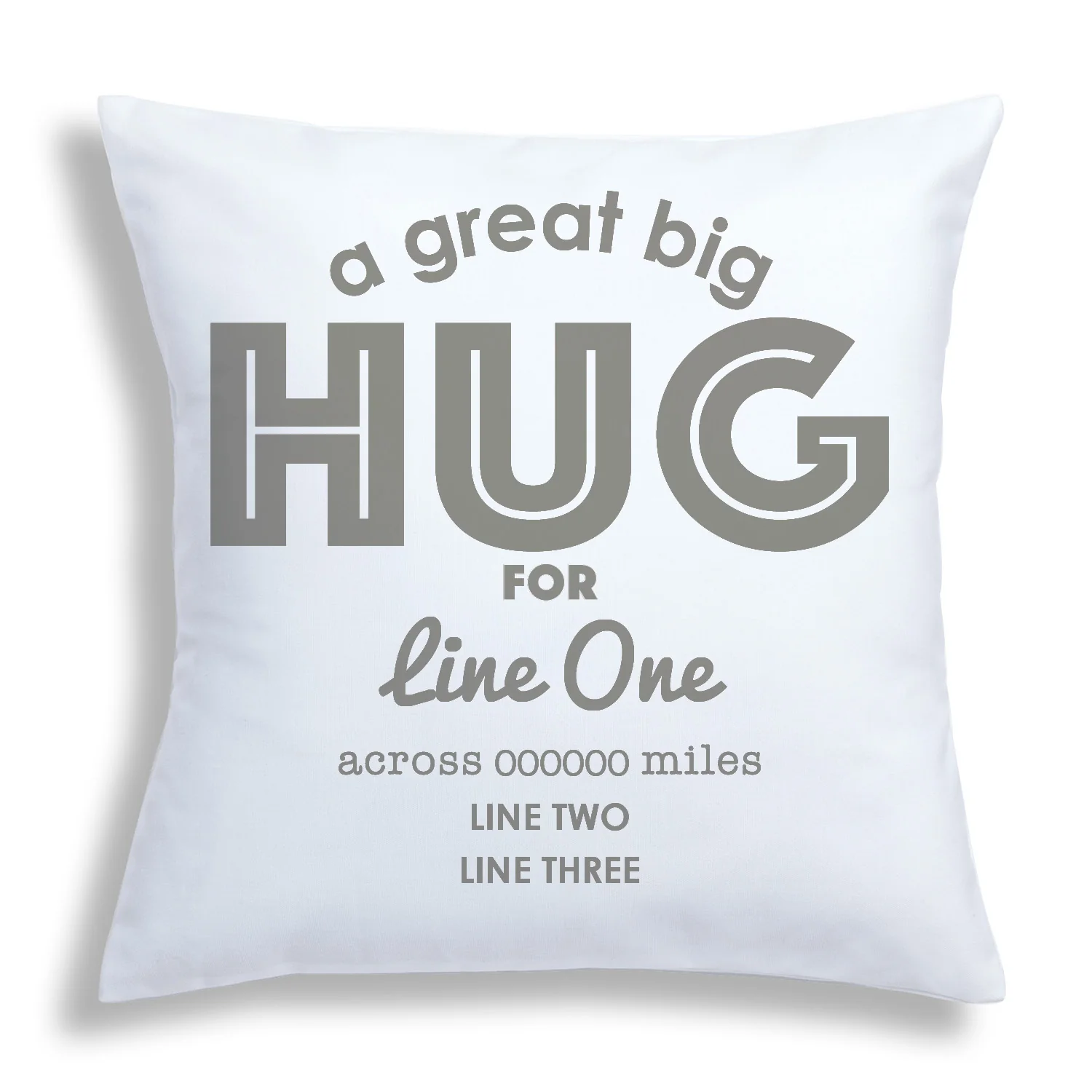 A Great Big Hug Personalized Throw Pillow - Image 3