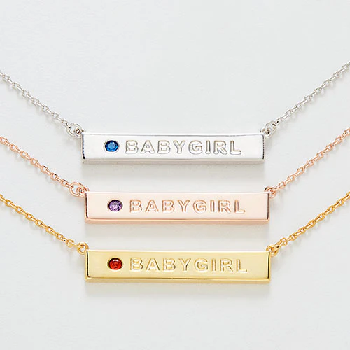 BABYGIRL Birthstone Empowerment Necklace