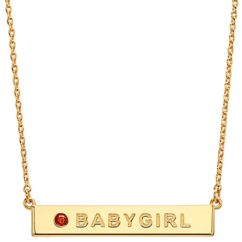 BABYGIRL Birthstone Empowerment Necklace - Image 3