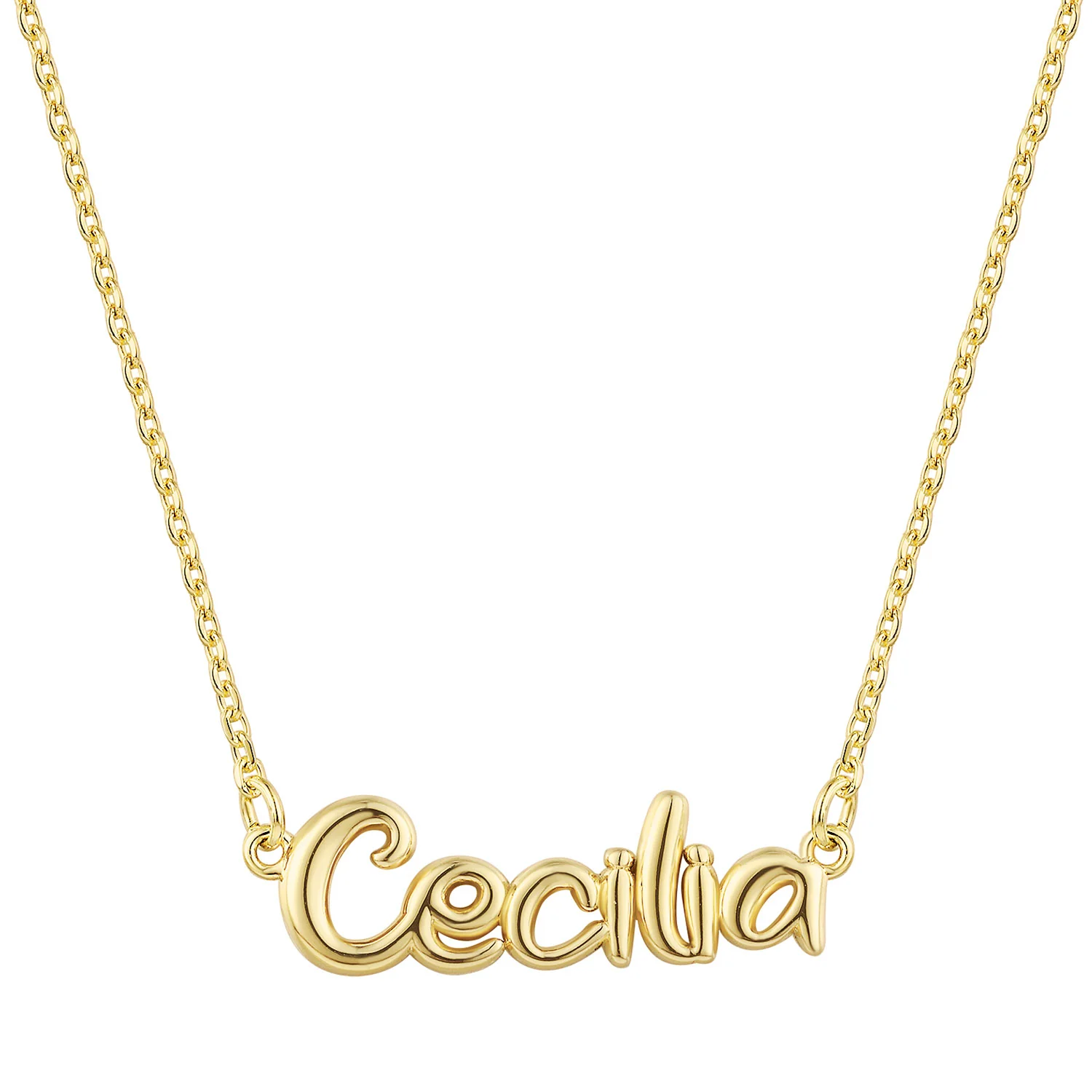 Balloon Letters Name Necklace - Image 4