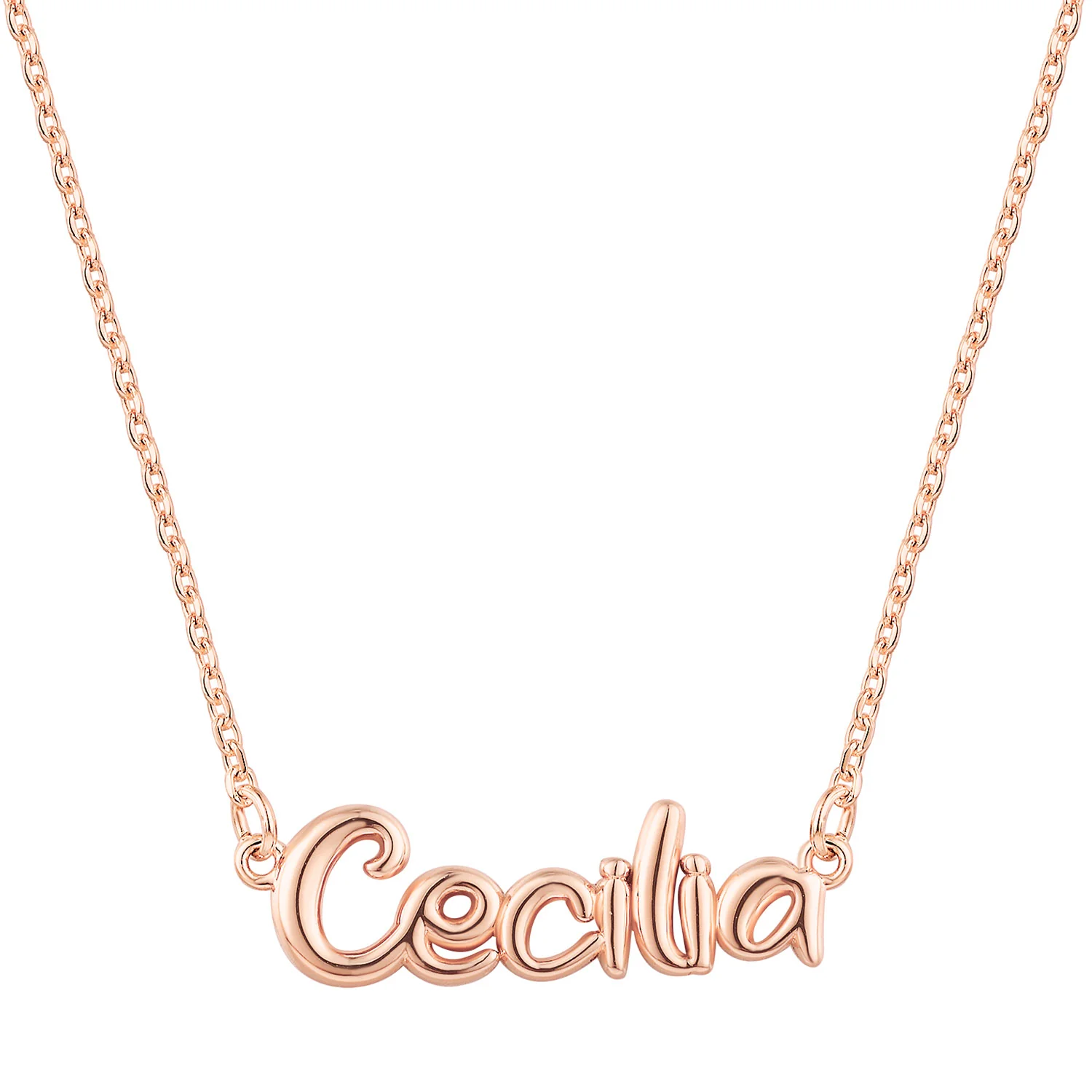 Balloon Letters Name Necklace - Image 5