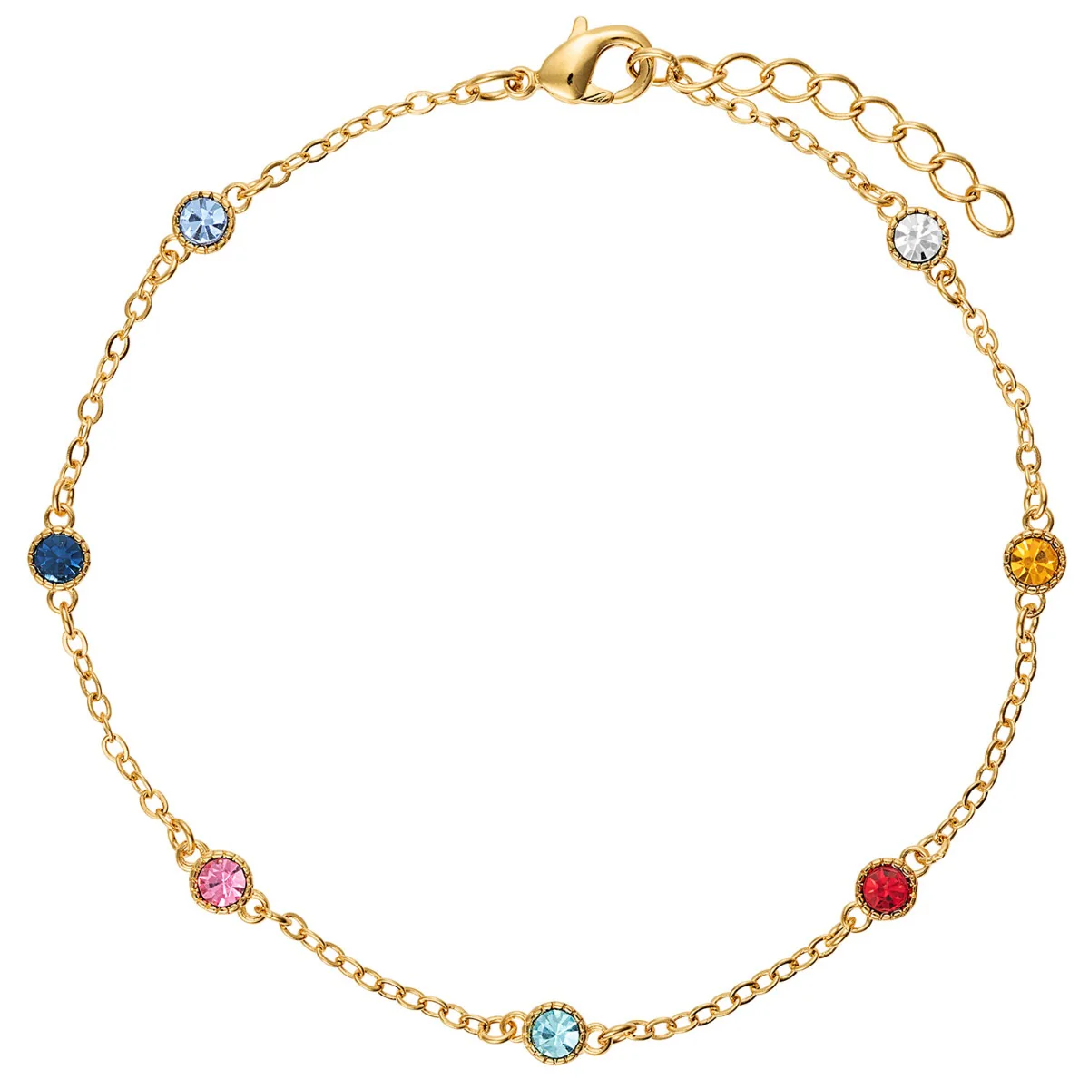 Birthstone Station Bracelet - Image 6