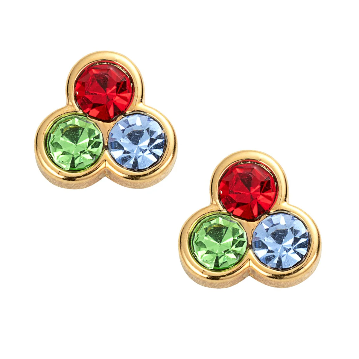 Birthstone Stud Earrings and Necklace Set - Image 4