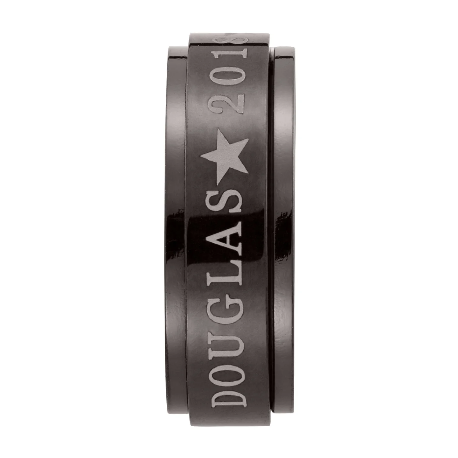 Black Stainless Steel Spinner Band Class Ring - Image 3