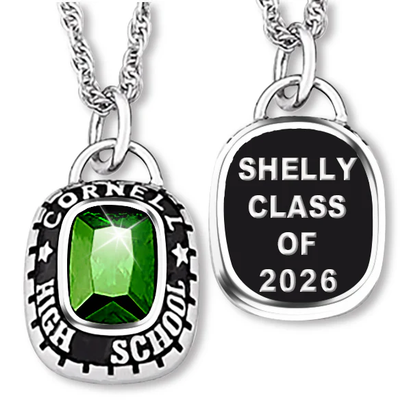 CELEBRIUM Cushion Birthstone Class Necklace