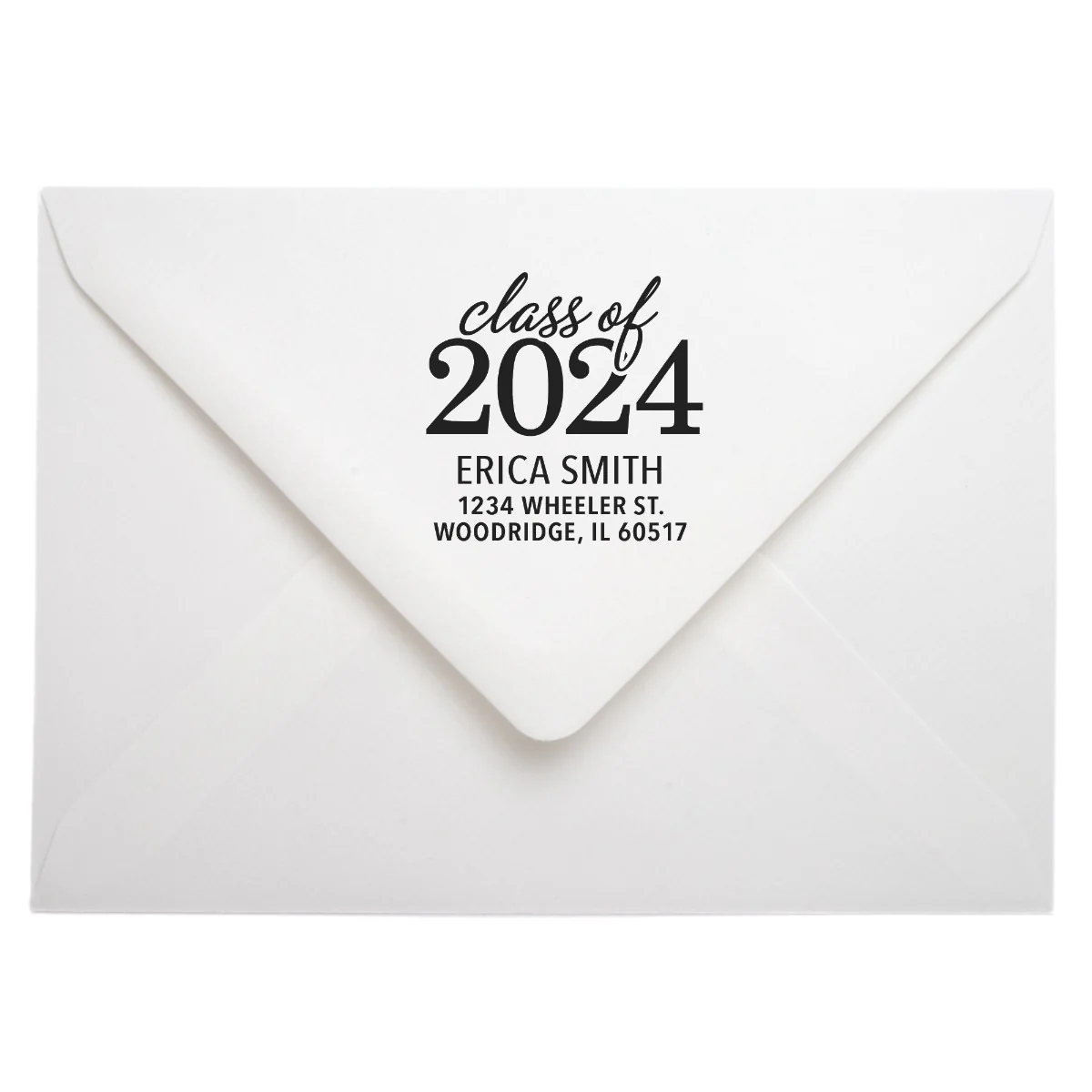 Class Of Personalized Return Address Rubber Stamp - Image 3