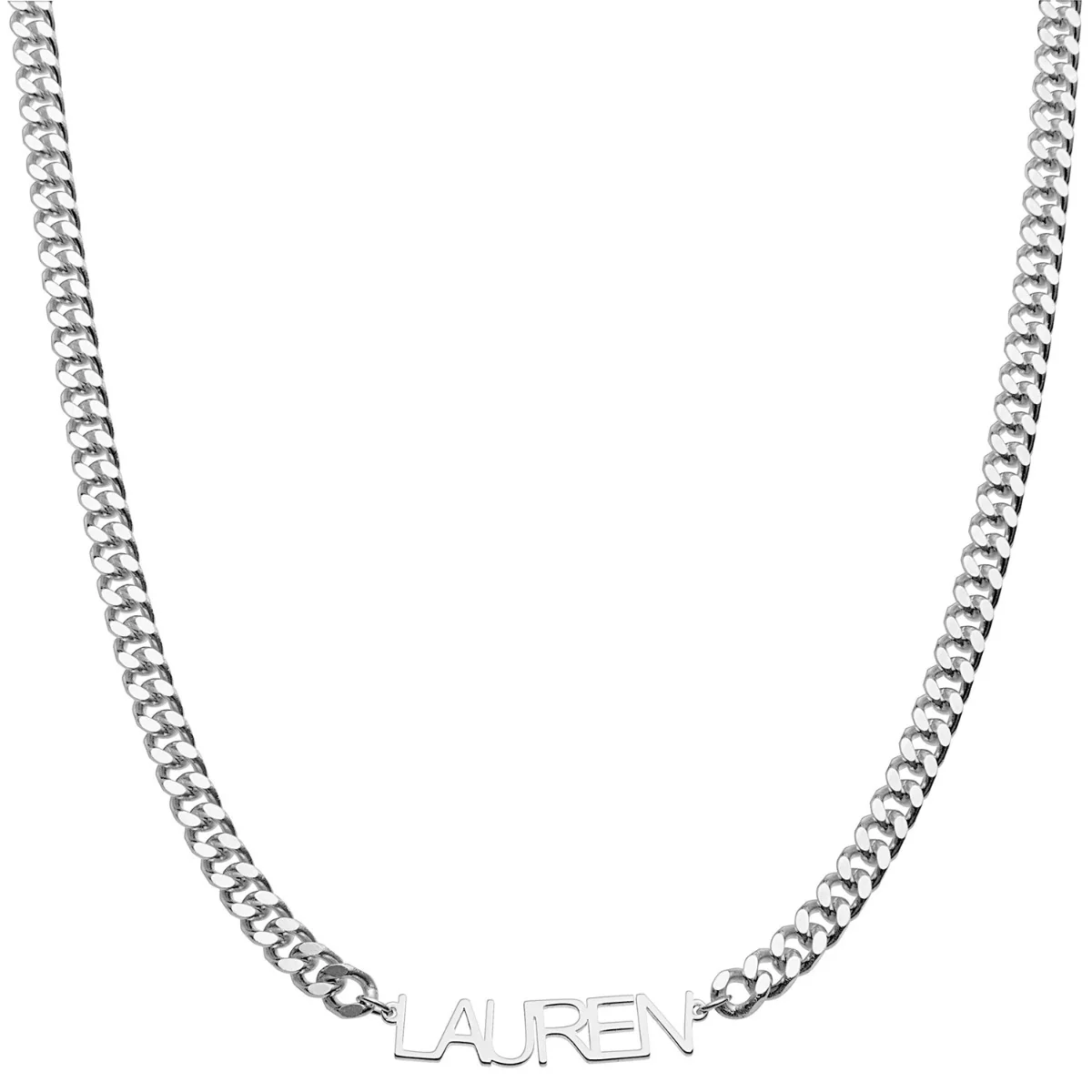 Classic Look Name Necklace - Image 2