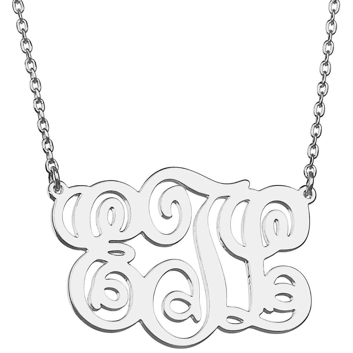 Classic Monogram Necklace - Medium - Image 2