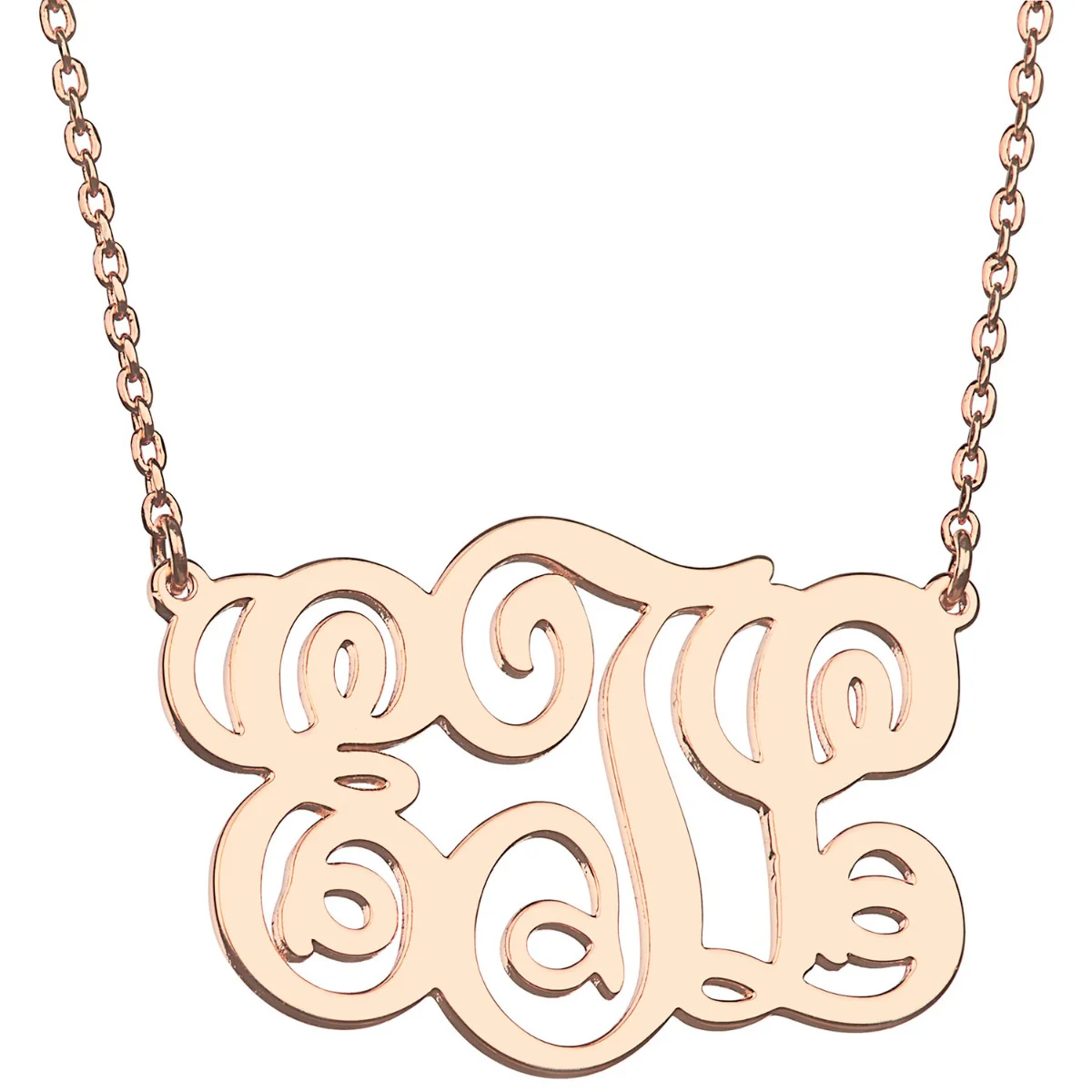 Classic Monogram Necklace - Medium - Image 6