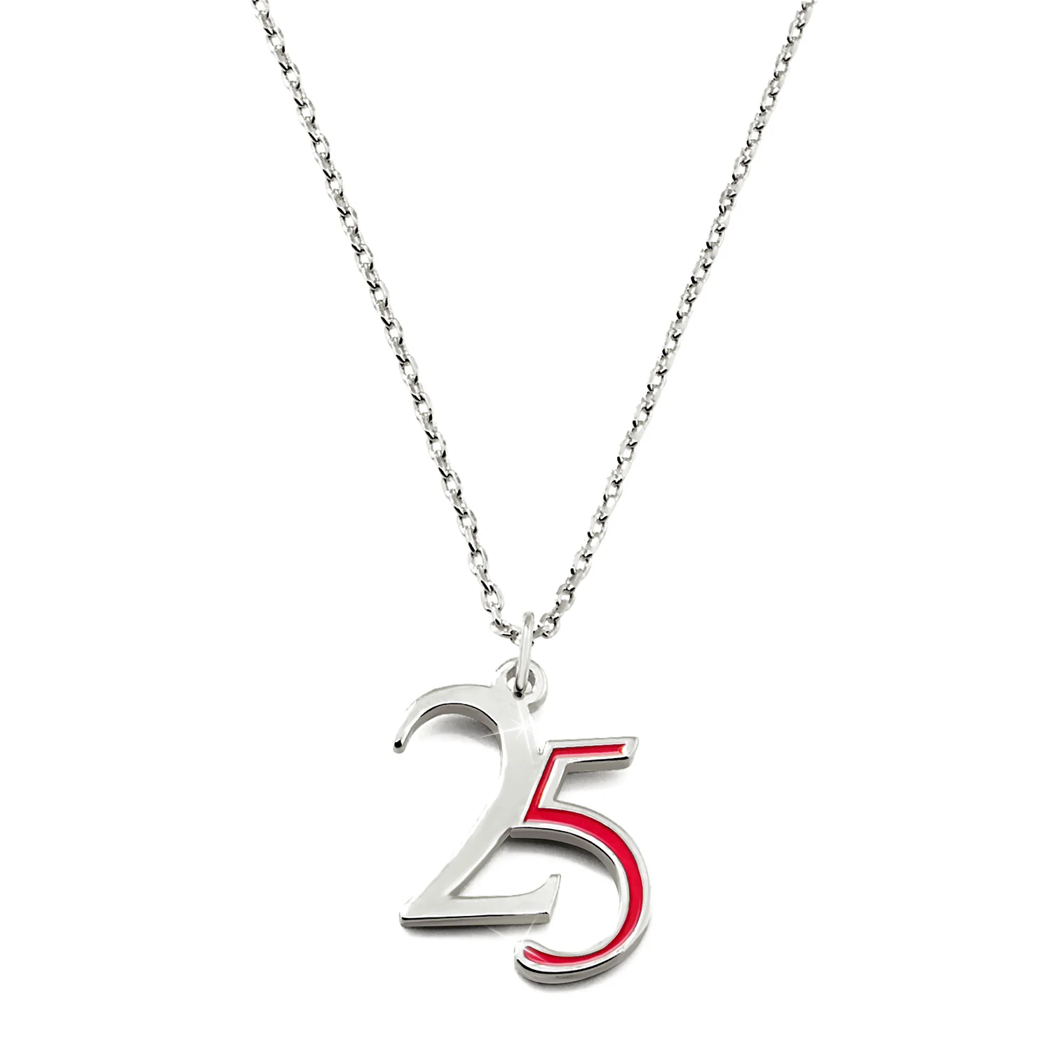 Custom Double Digit Year with Enamel Freestyle Class/ Graduation Necklace - Image 2