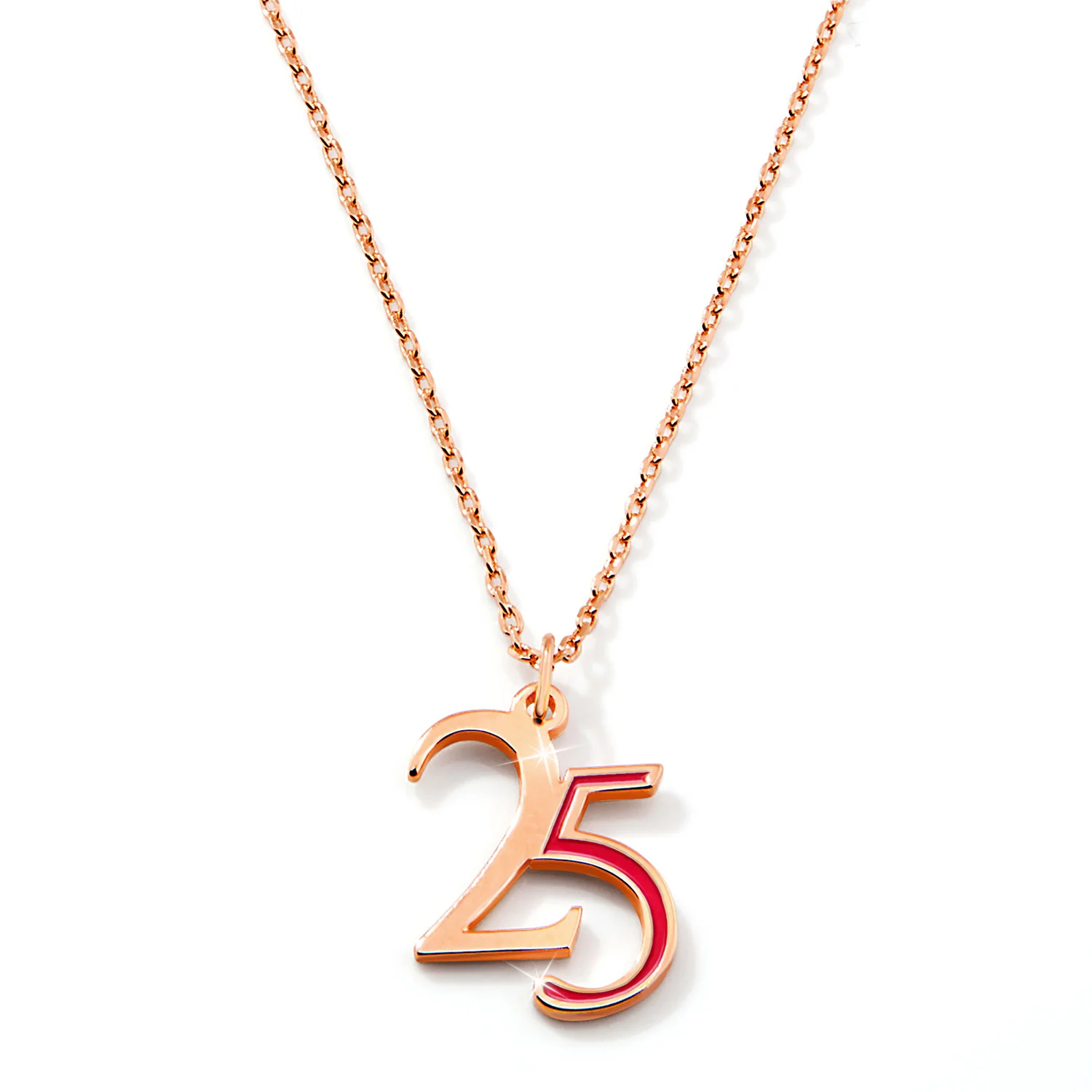 Custom Double Digit Year with Enamel Freestyle Class/ Graduation Necklace - Image 5