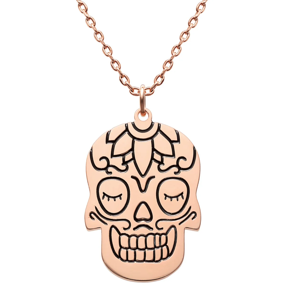 Engraved Skull Necklace - Image 7