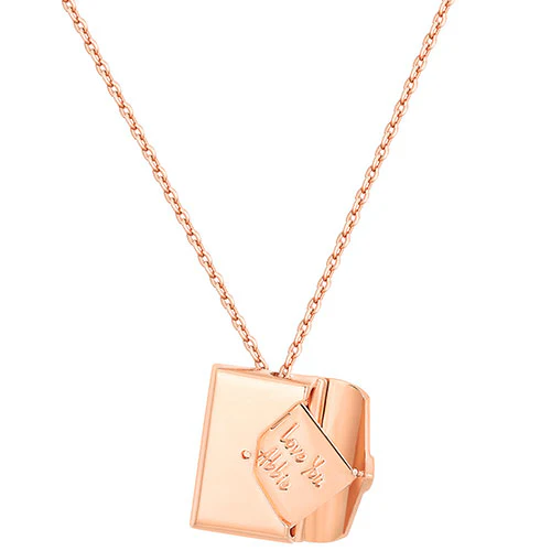 Envelope with Engraved Message Inside Necklace - Image 10