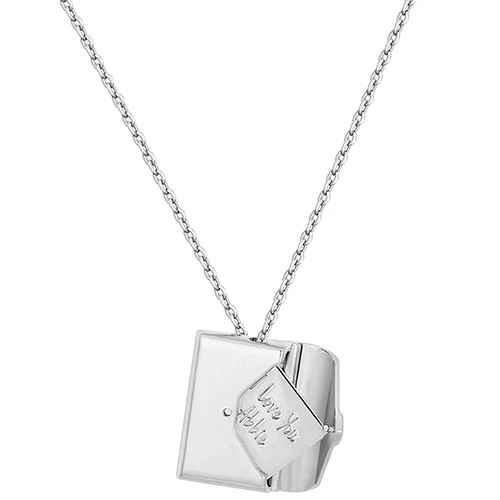 Envelope with Engraved Message Inside Necklace - Image 4
