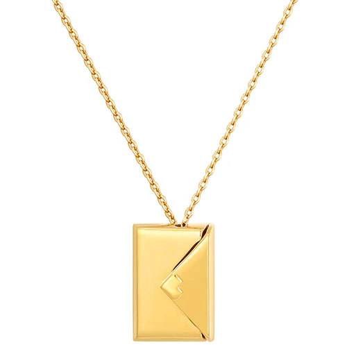 Envelope with Engraved Message Inside Necklace - Image 6