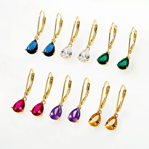 Everyday Teardrop Treasures Earring 6 pair Set