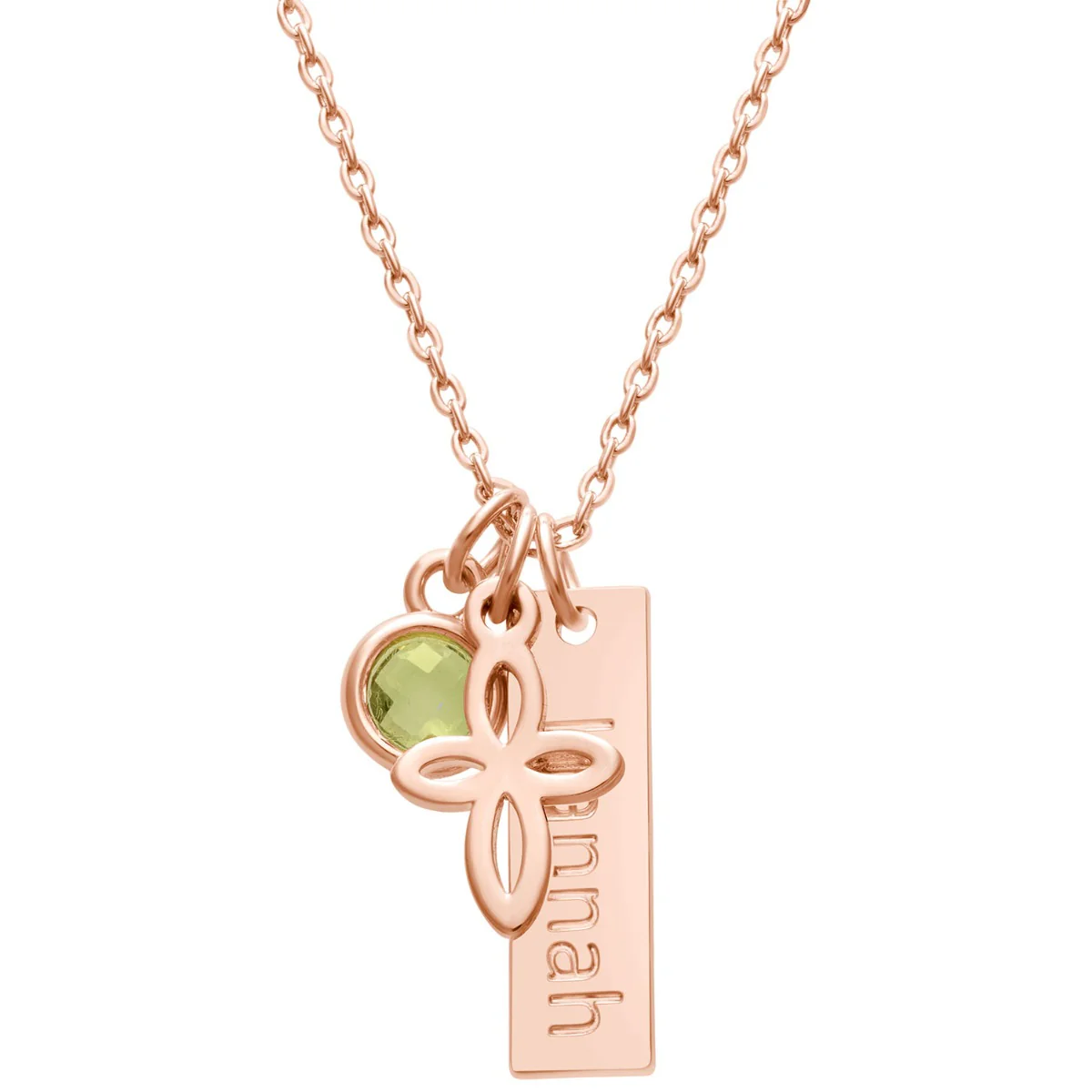 Express You Faith Personalized Charm Necklace - Image 5