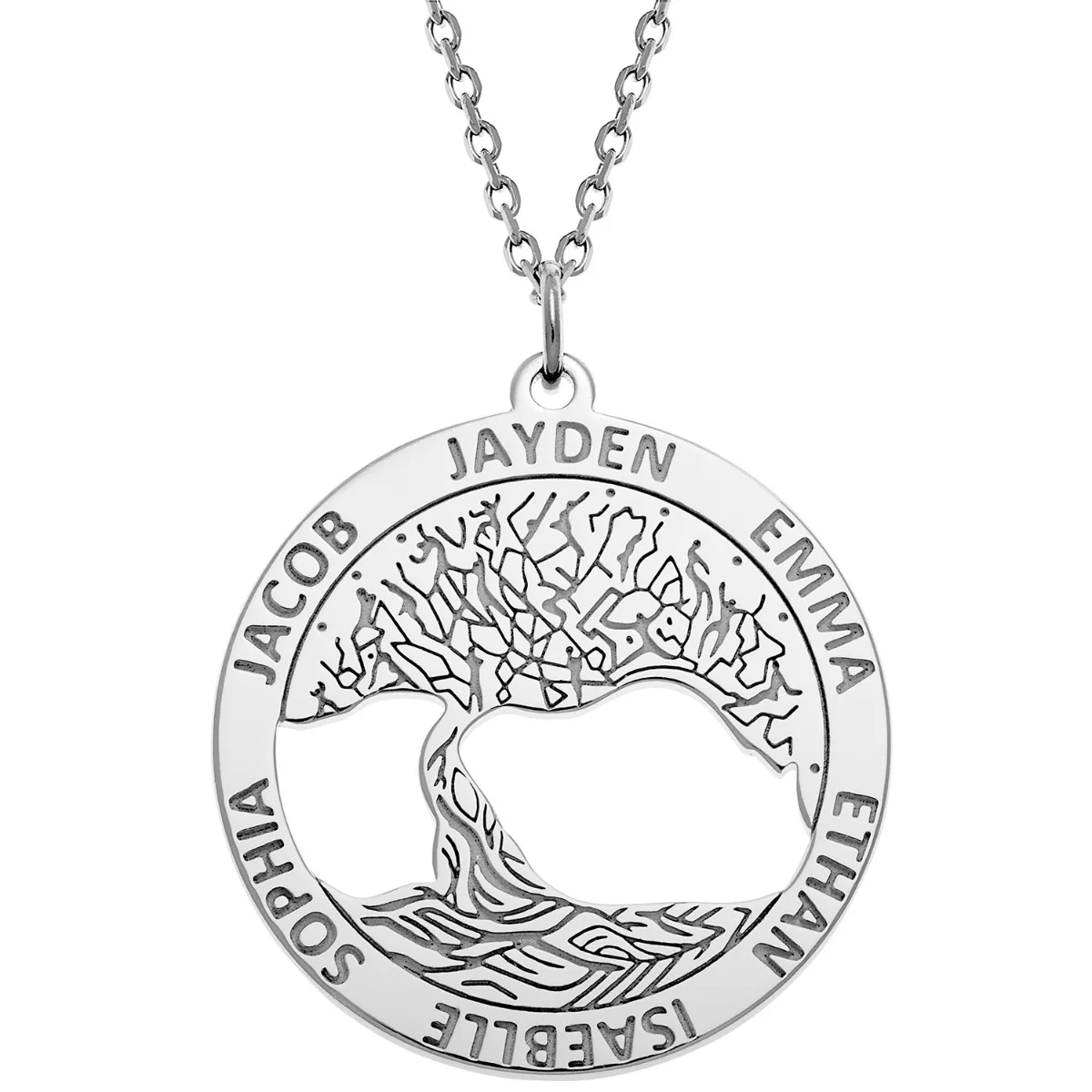Family Name Tree of Life Necklace - Image 2
