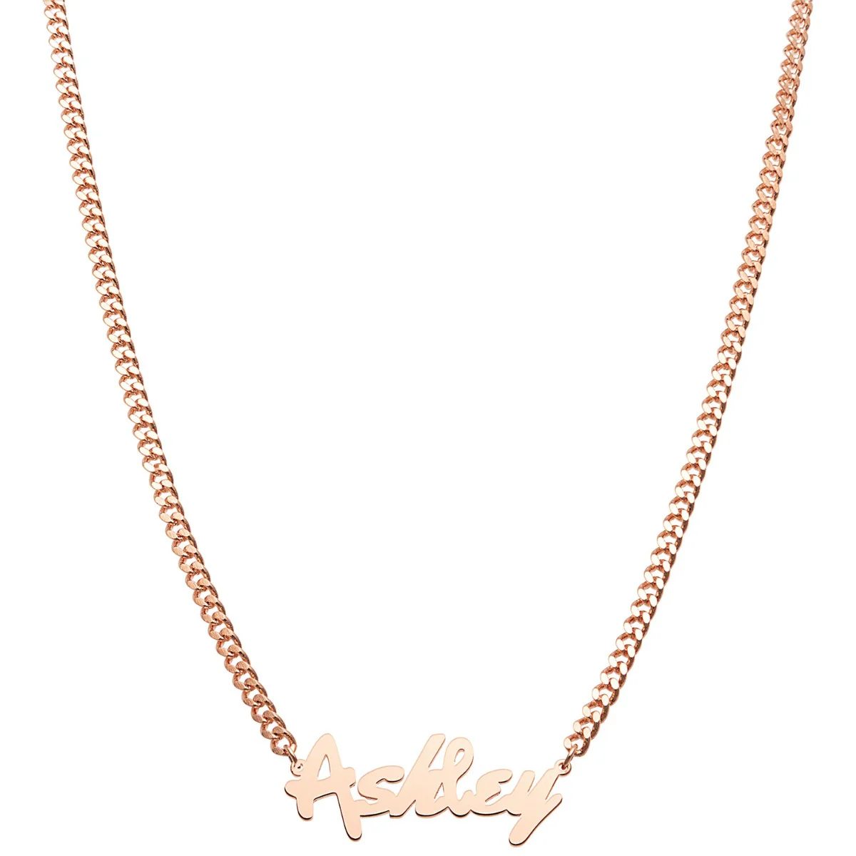 Fancy Script Name Necklace - Image 5