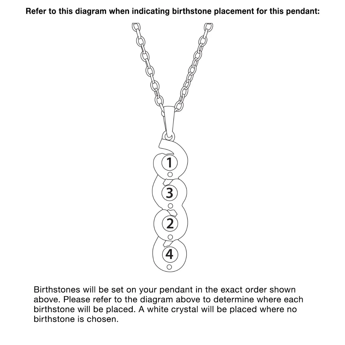 Filigree Birthstone and Diamond Accent Necklace - Image 9
