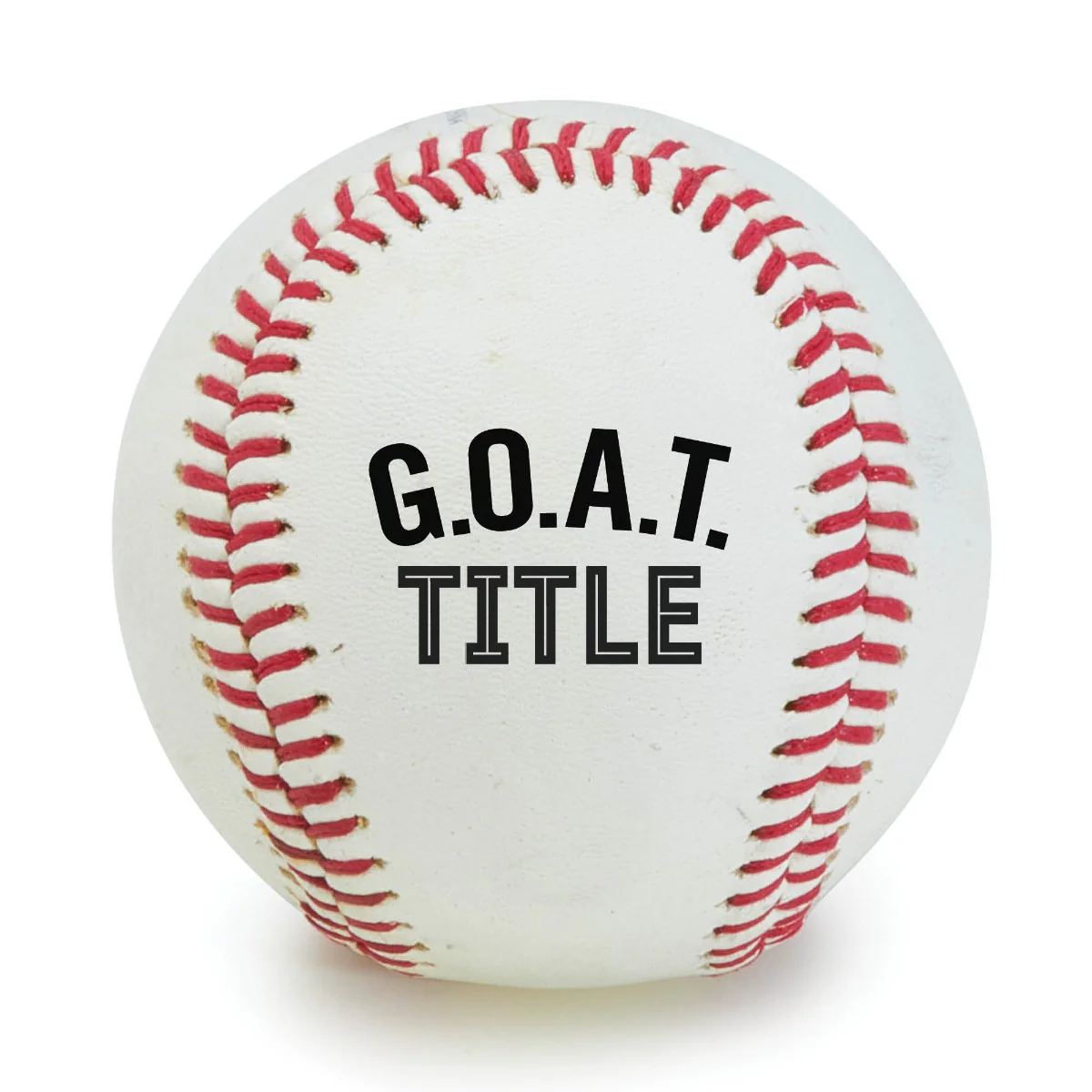 G.O.A.T Personalized Baseball - Image 2