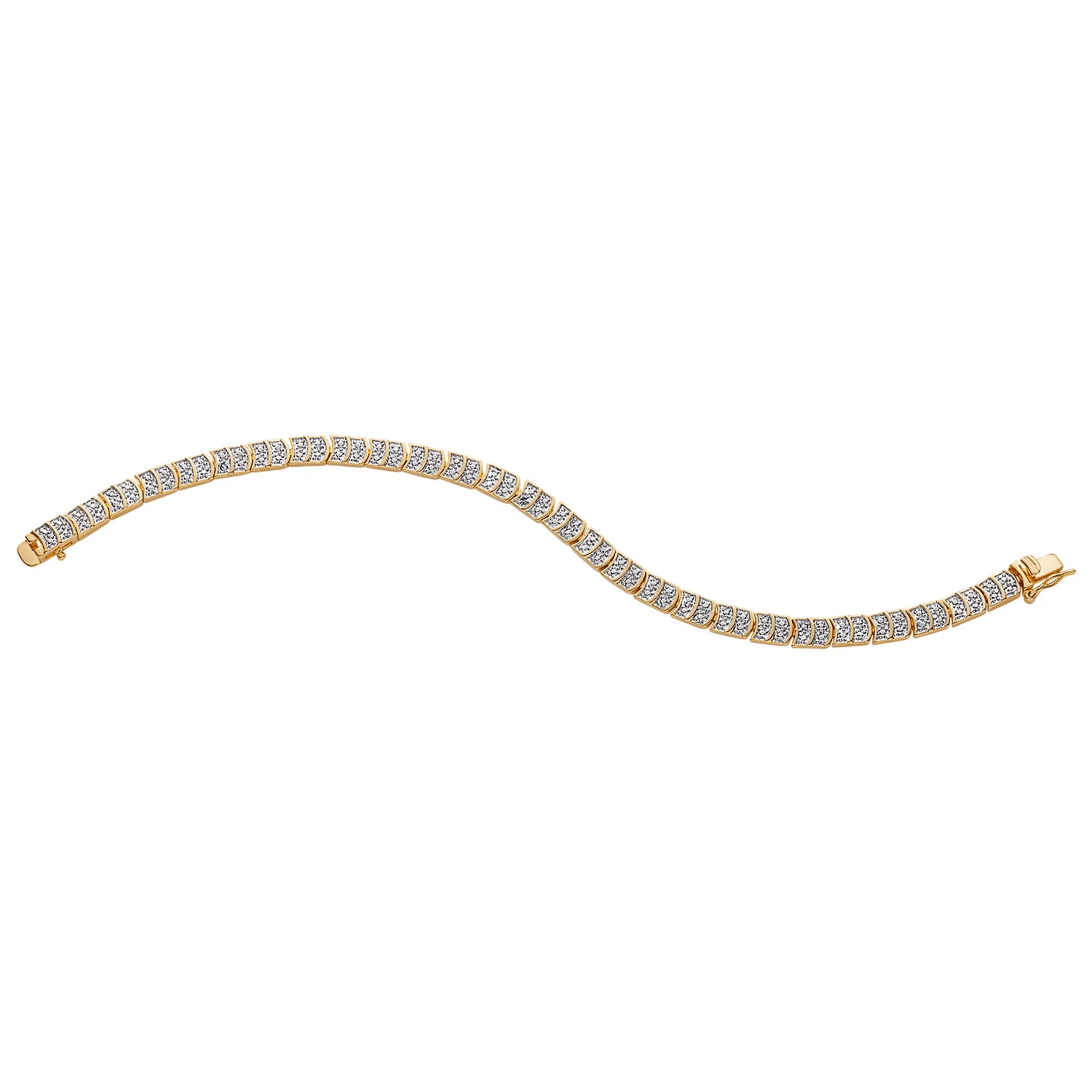 Genuine Diamond Highlight 8 Inch Tennis Bracelet - Image 3