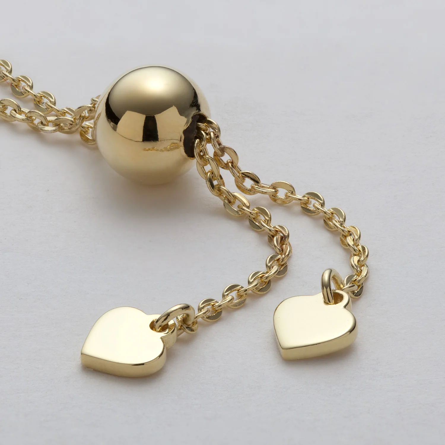 14K Gold over Sterling Adjustable Name Bracelet - Image 4