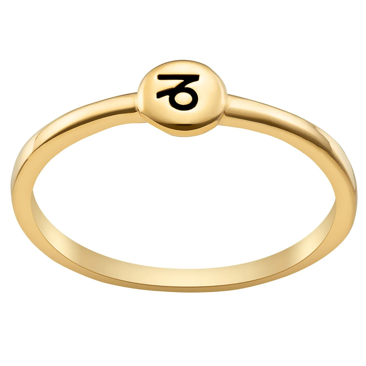 14K Gold Plated Zodiac Stack Ring - Image 2