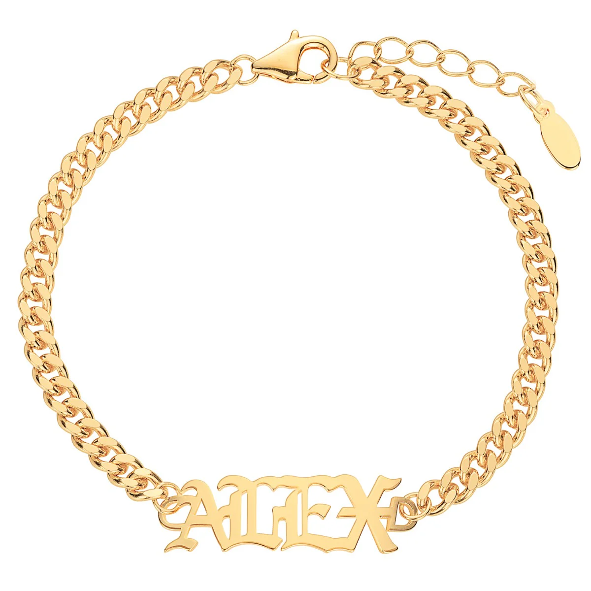 Gothic Look Name Bracelet - Image 5