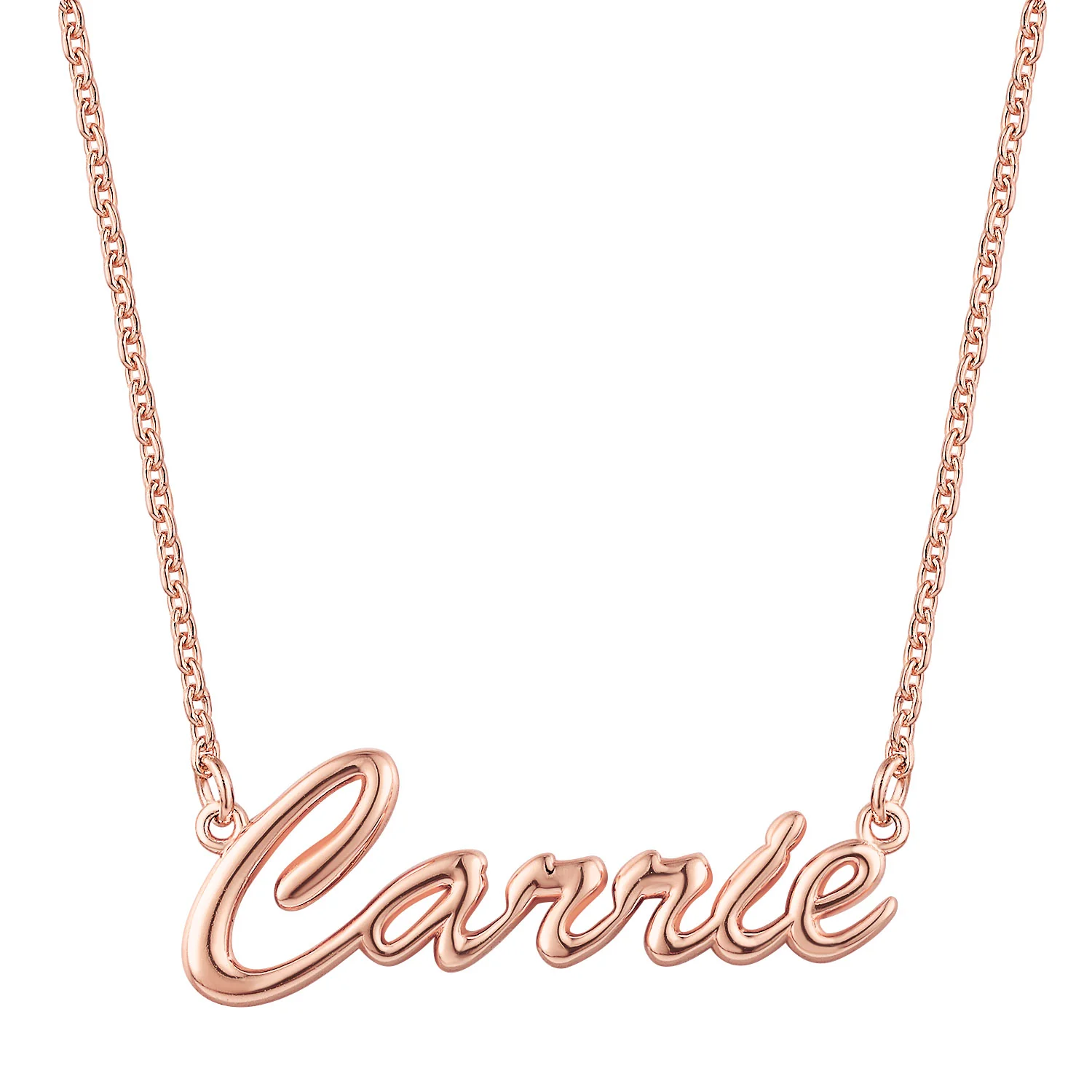 Hollywood Script Balloon Letters Name Necklace - Image 5