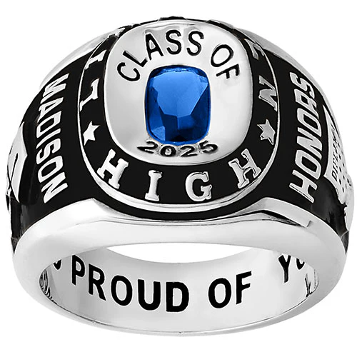 Ladies CELEBRIUM Double Row Traditional Class Ring