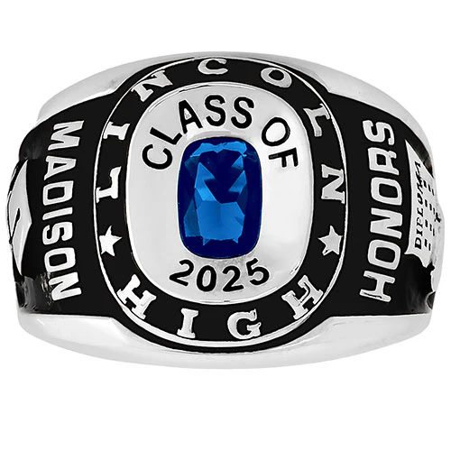 Ladies CELEBRIUM Double Row Traditional Class Ring - Image 3