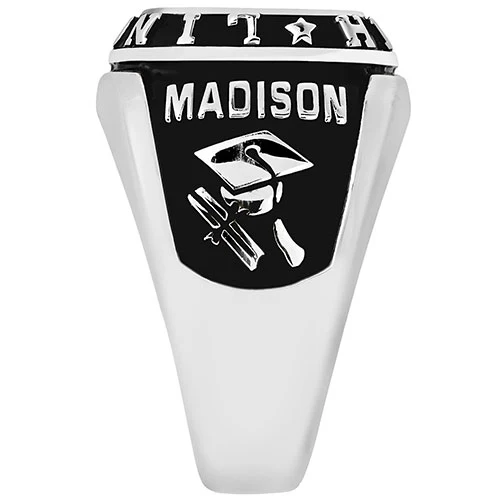 Ladies CELEBRIUM Double Row Traditional Class Ring - Image 4