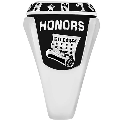 Ladies CELEBRIUM Double Row Traditional Class Ring - Image 5