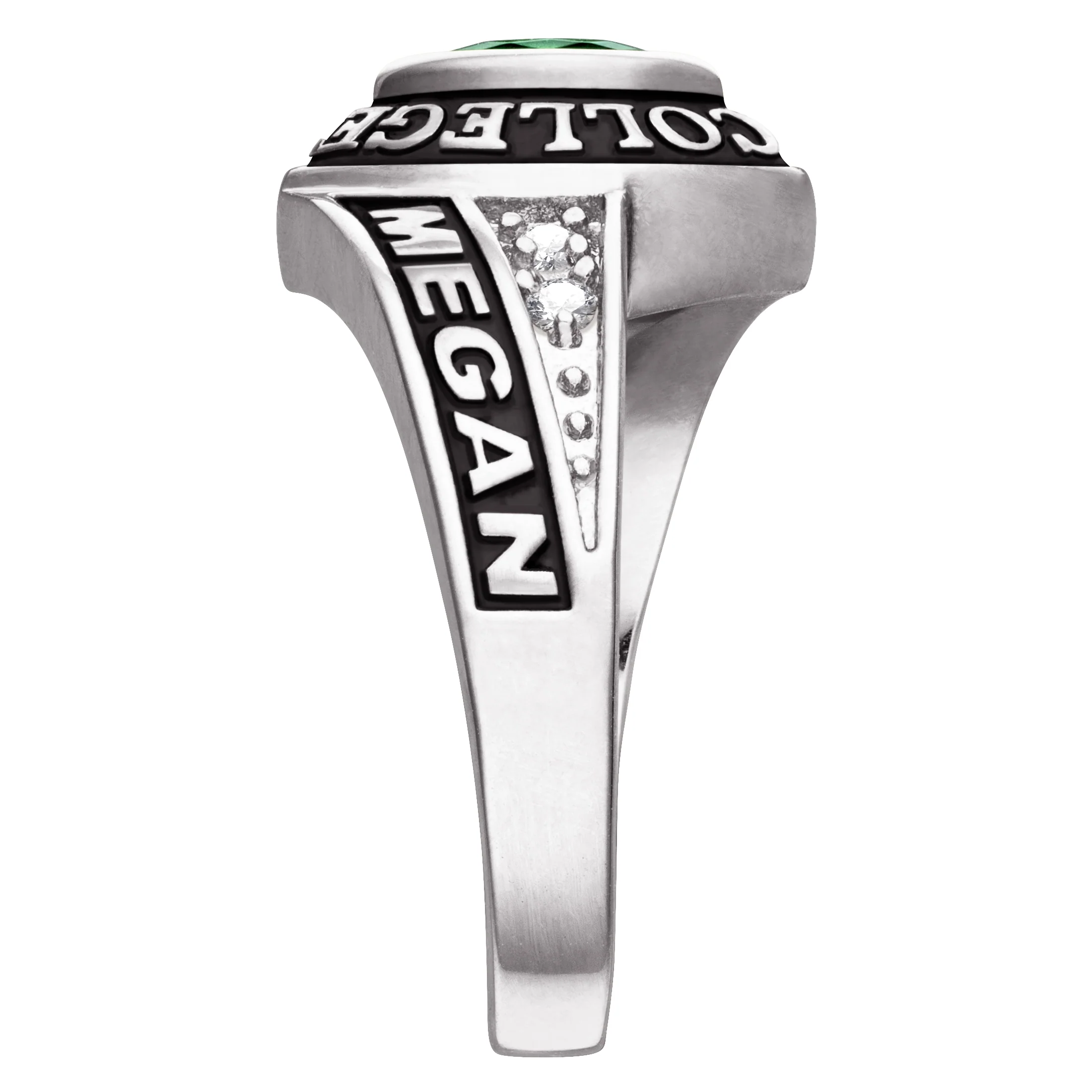 Women's CELEBRIUM Marquise Birthstone and CZ Class Ring - Image 4