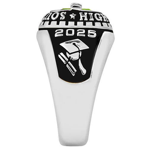 Ladies CELEBRIUM Personalized-Top Traditional Class Ring - Image 4