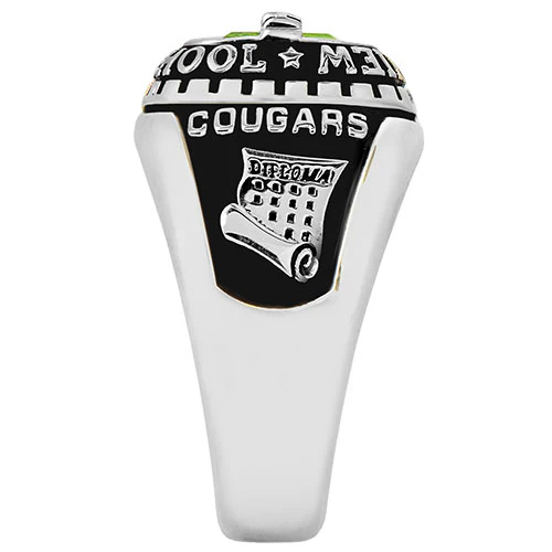 Ladies CELEBRIUM Personalized-Top Traditional Class Ring - Image 5