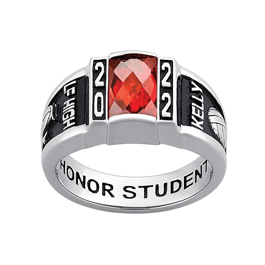 Ladies Platinum Plated CELEBRIUM Art Deco Class Ring - Image 3