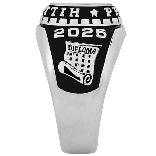 Ladies CELEBRIUM Traditional Oval Stone Class Ring - Image 5