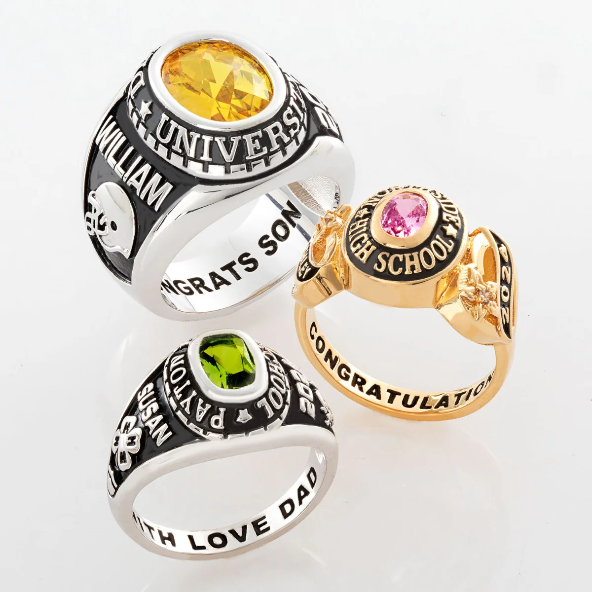Ladies CELEBRIUM Traditional Petite Class Ring - Image 5