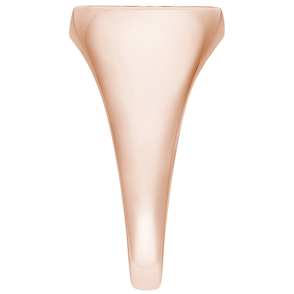 Ladies' 14K Rose Gold over Sterling Monogram Signet Class Rings - Image 3