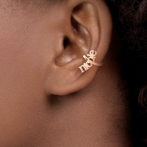 Lowercase Name Ear Cuffs - Image 7