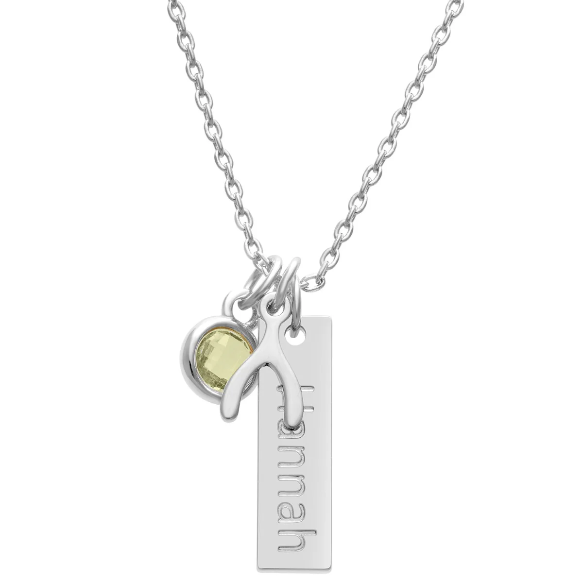 Make A Wish Personalized Charm Necklace - Image 4