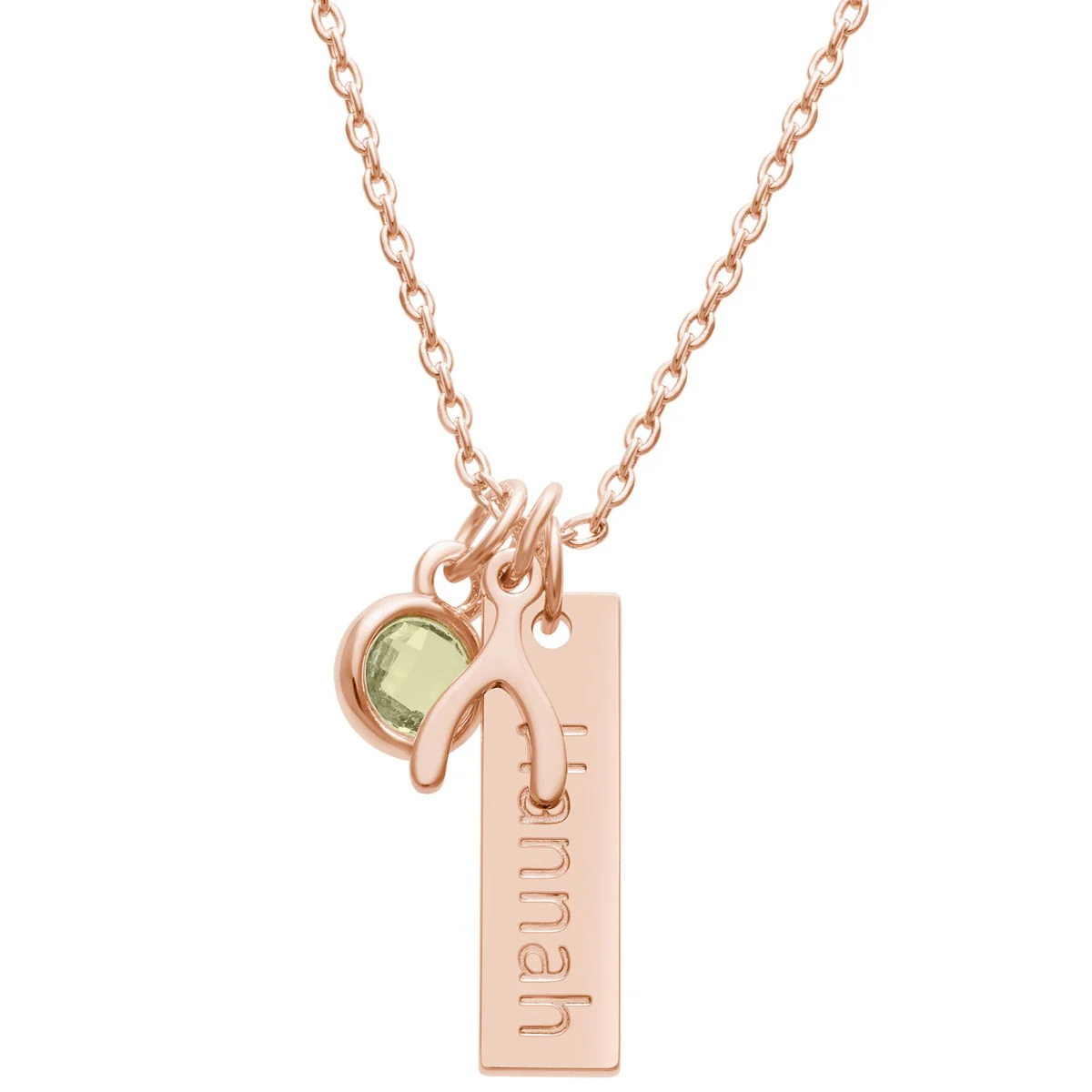 Make A Wish Personalized Charm Necklace - Image 5