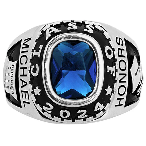 Men's Celebrium Birthstone 2024 Class Ring - Image 2