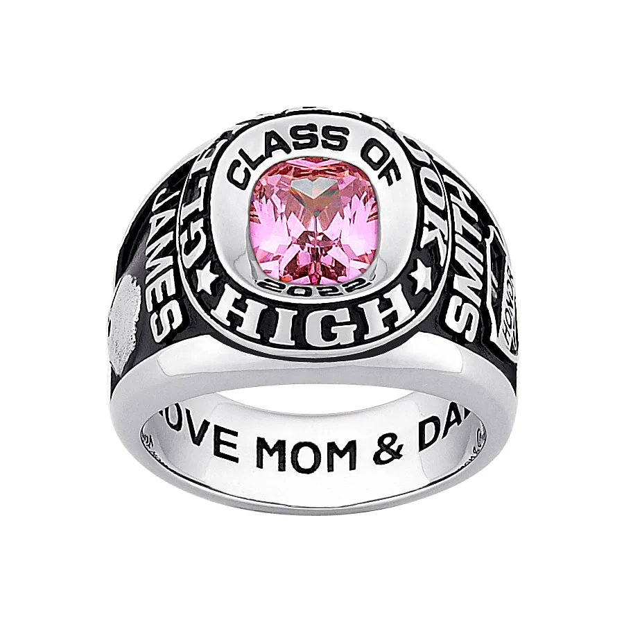 Men's CELEBRIUM Double Row Traditional Class Ring - Image 3