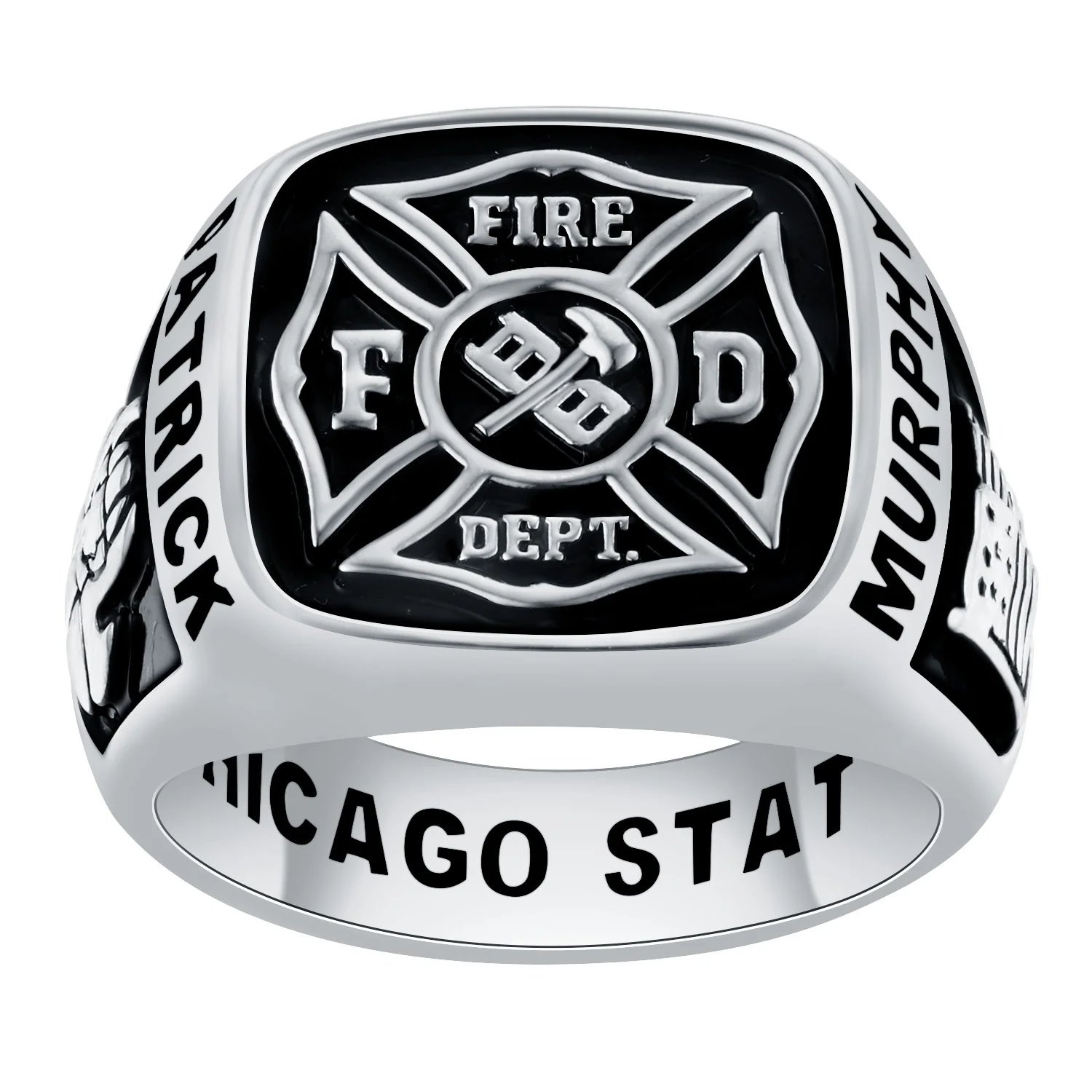 Men's Celebrium Fire Dept First Responder Ring
