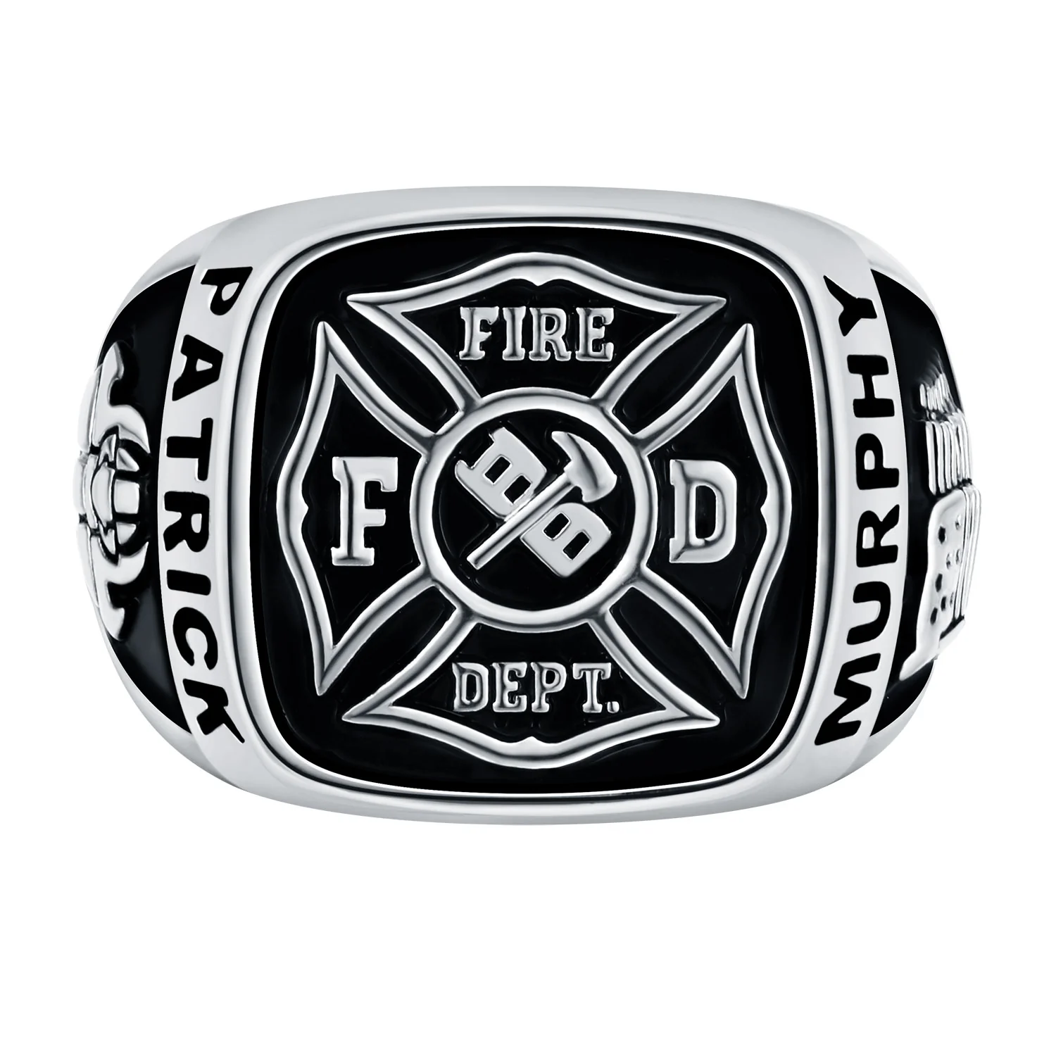 Men's Celebrium Fire Dept First Responder Ring - Image 2